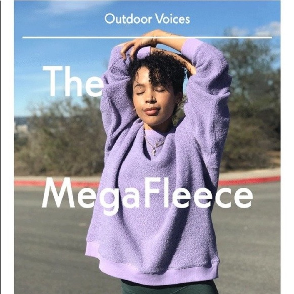 Outdoor Voices megafleece sweatshirt